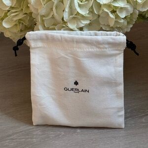 Guerlain Mini Drawstring Pouch + Samples Included
